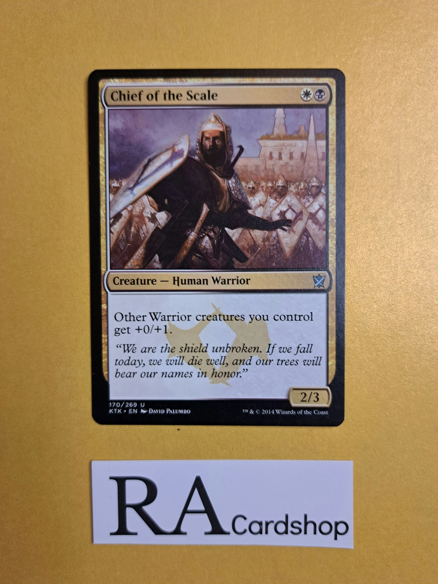 Chief of the Scale Uncommon 170/269 Khans of Tarkir (KTK) Magic the Gathering