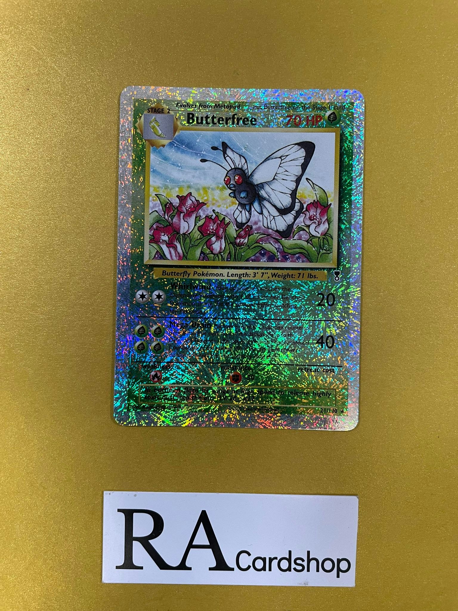 Butterfree Reverse Holo Rare 21/110 Legendary Collection Pokemon