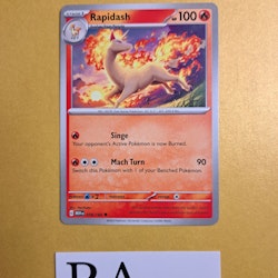 Rapidash Uncommon 078/165 Pokemon 151