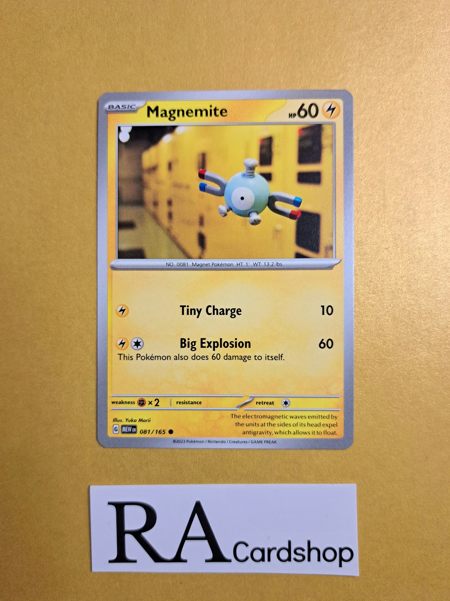 Magnemite Common 081/165 Pokemon 151