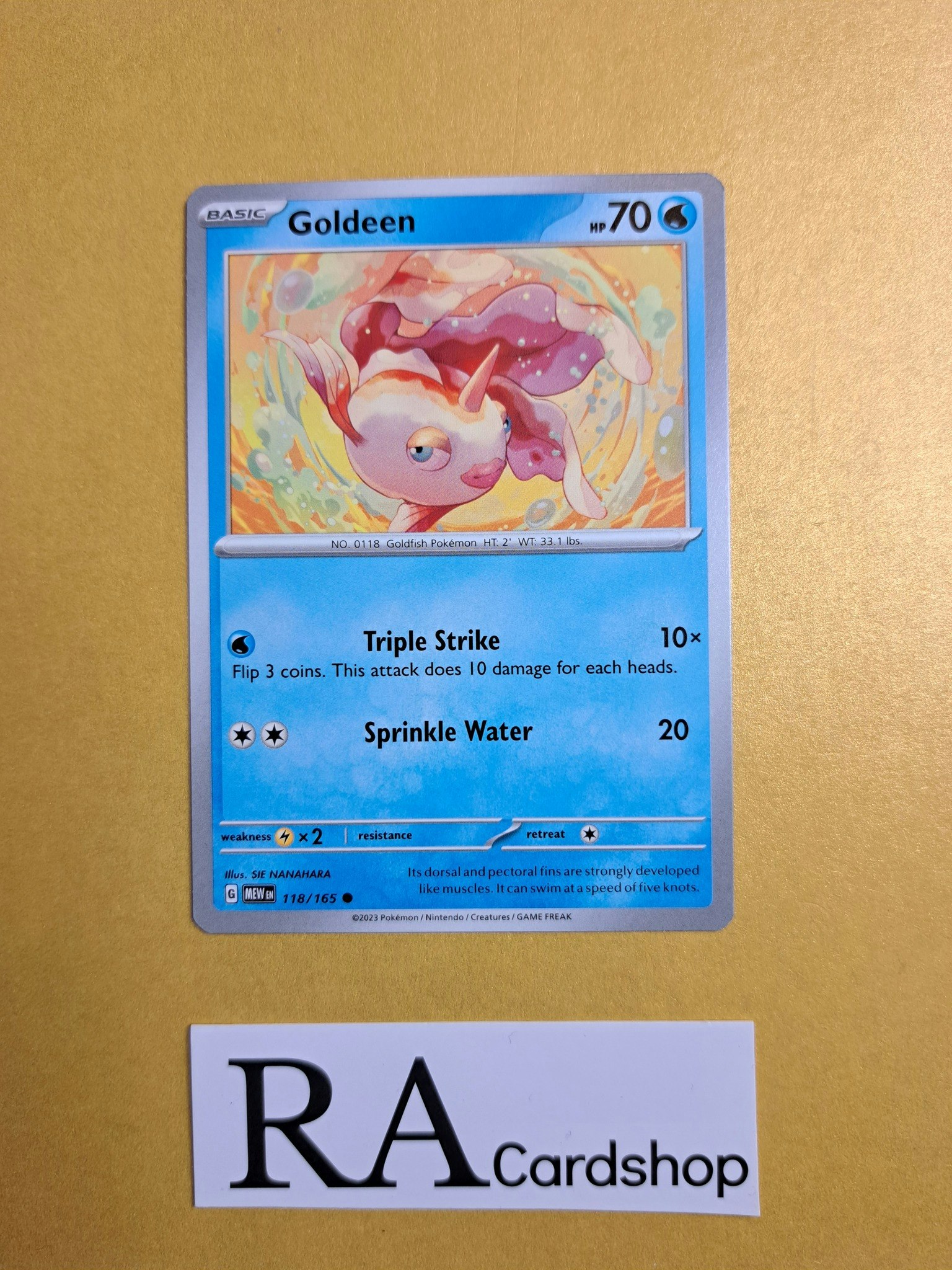 Goldeen Common 118/165 Pokemon 151