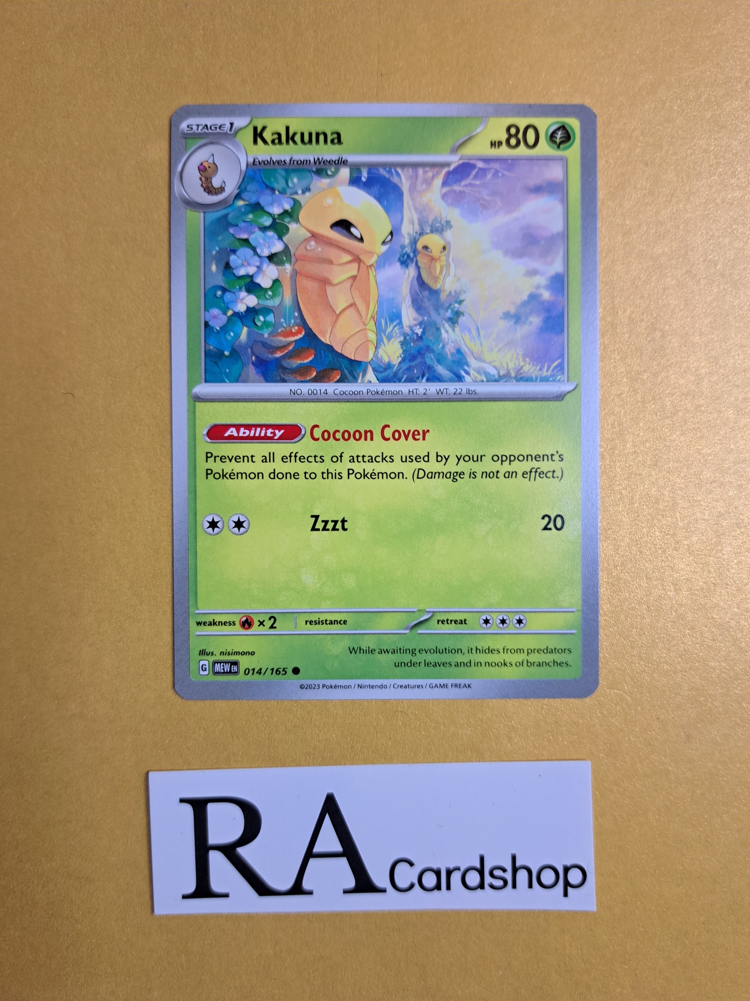 Kakuna Common 014/165 Pokemon 151