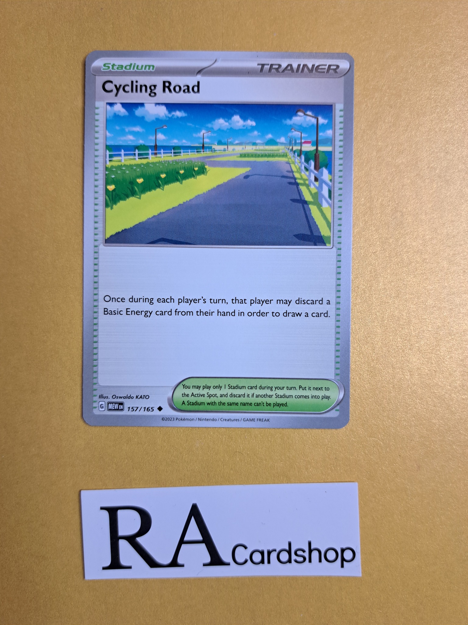 Cycling Road Uncommon 157/165 Pokemon 151