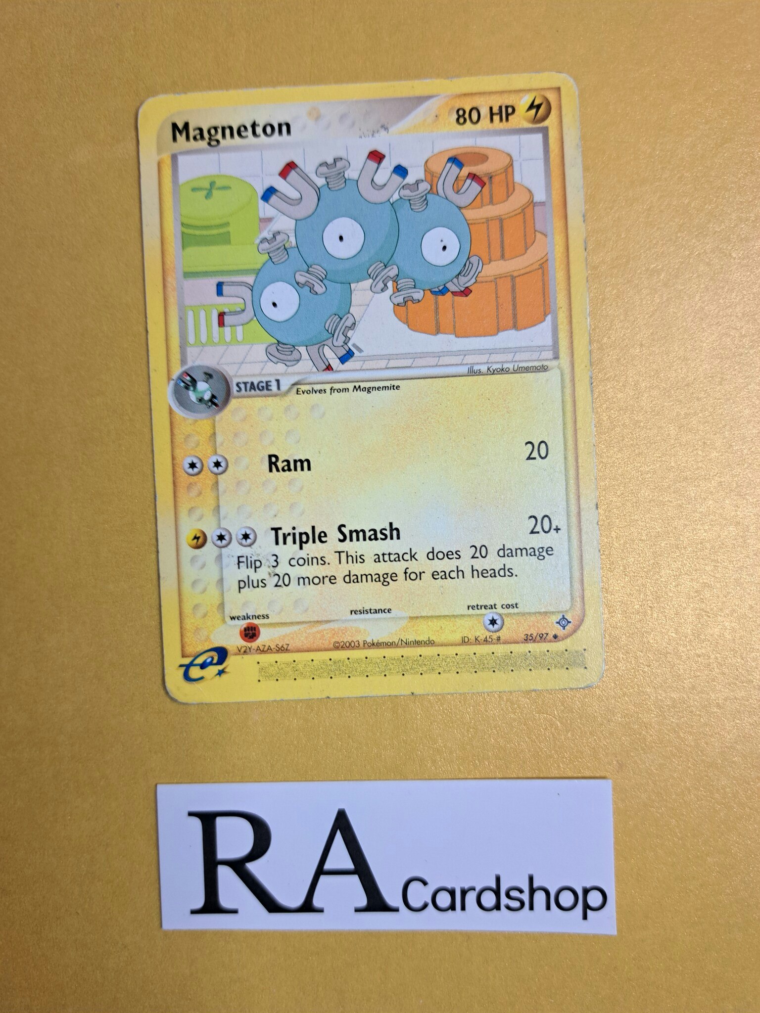 Magneton Uncommon 35/97 Ex Dragon Pokemon