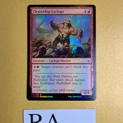 Chainwhip Cyclops Common Foil 118/264 War of the Spark (WAR) Magic the Gathering