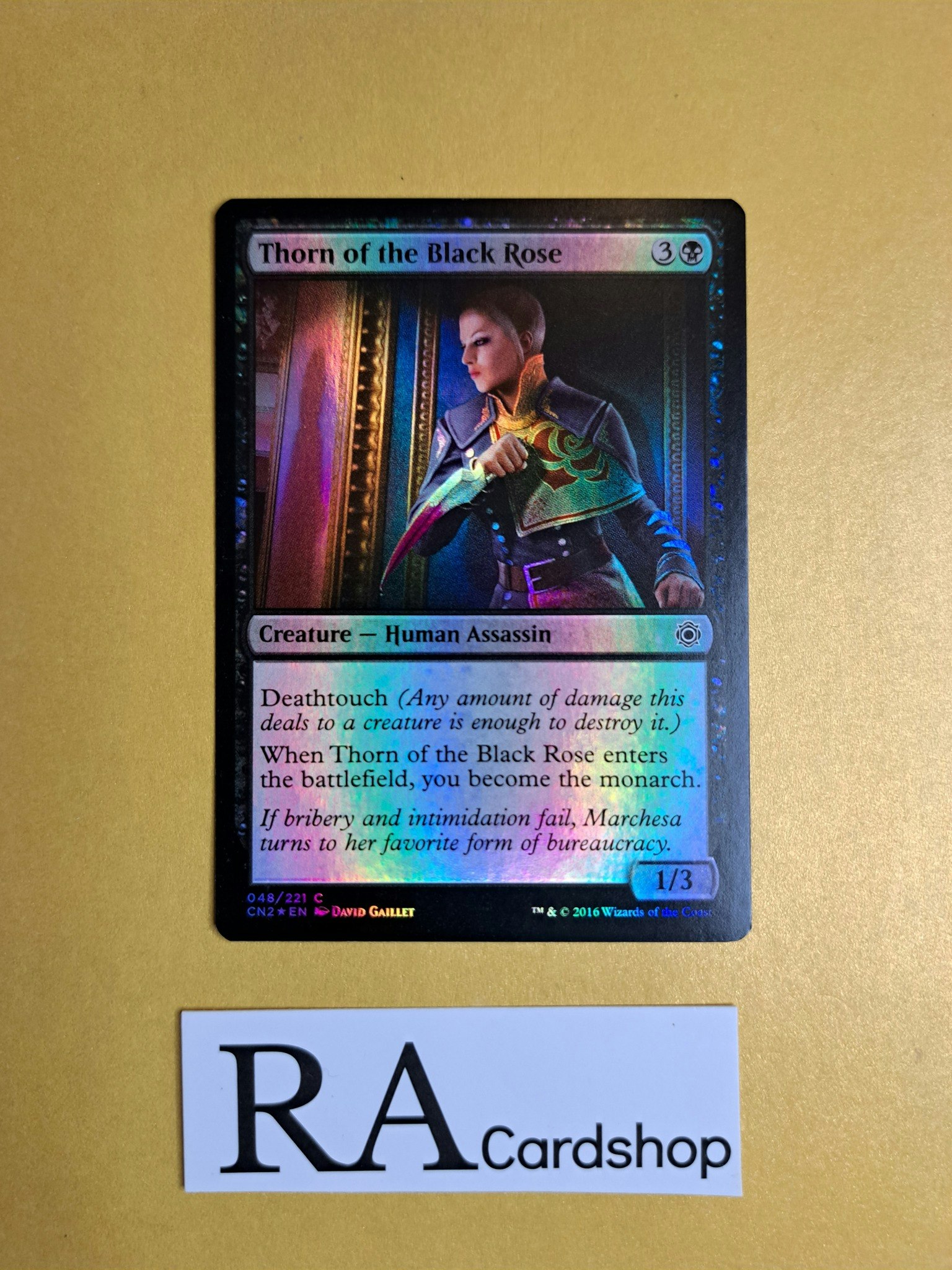 Thorn of the Black Rose Common 048/221 Conspiracy Take the Crown Magic the Gathering