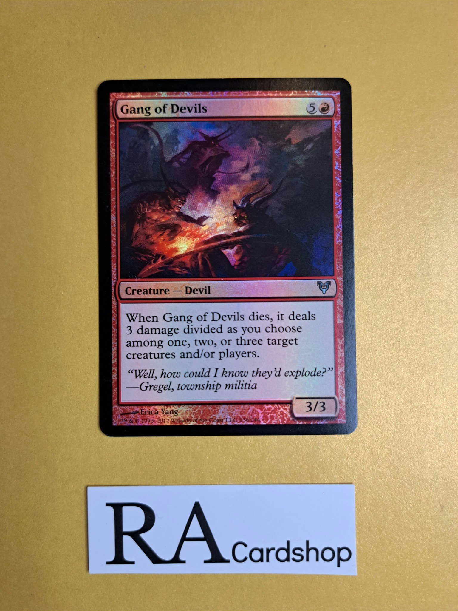 Gang of Devils Uncommon Foil 136/244 Avacyn Restored (AVR) Magic the Gathering