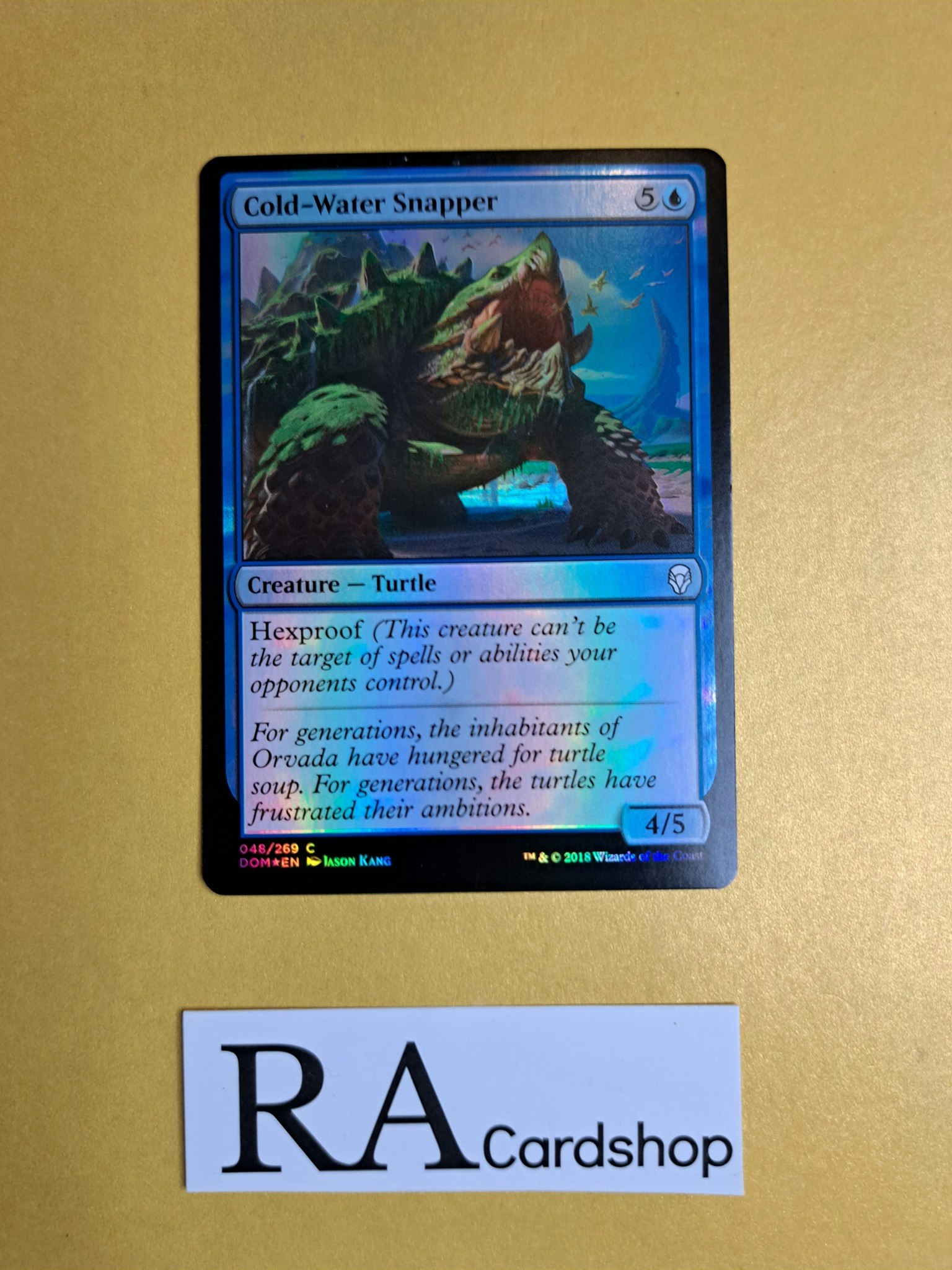Cold-Water Snapper Common Foil 048/269 Dominaria (DOM) Magic the Gathering