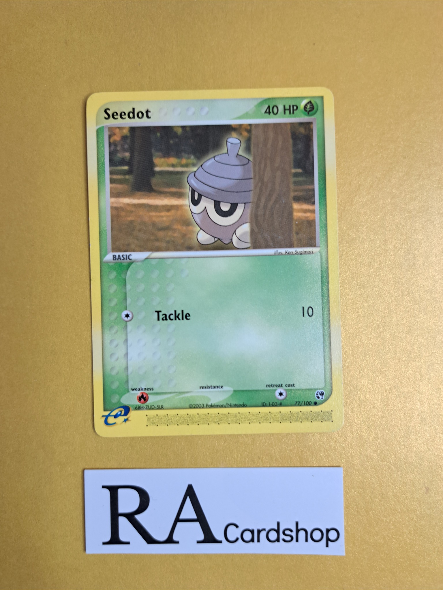 Seedot Common 77/100 EX Sandstorm Pokemon