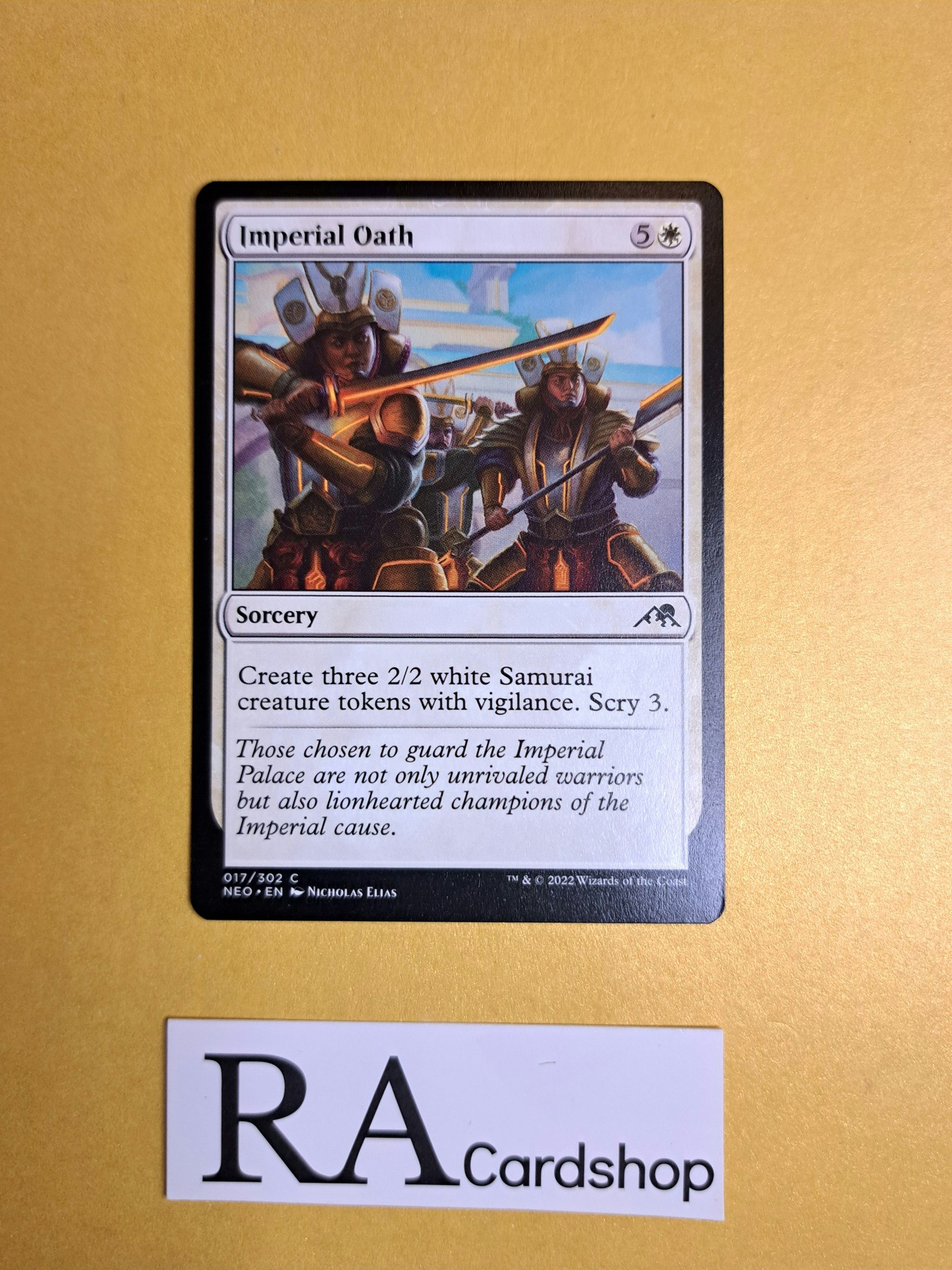 Imperal Oath Common 017/302 Kamigawa: Neon Dynasty Magic the Gathering
