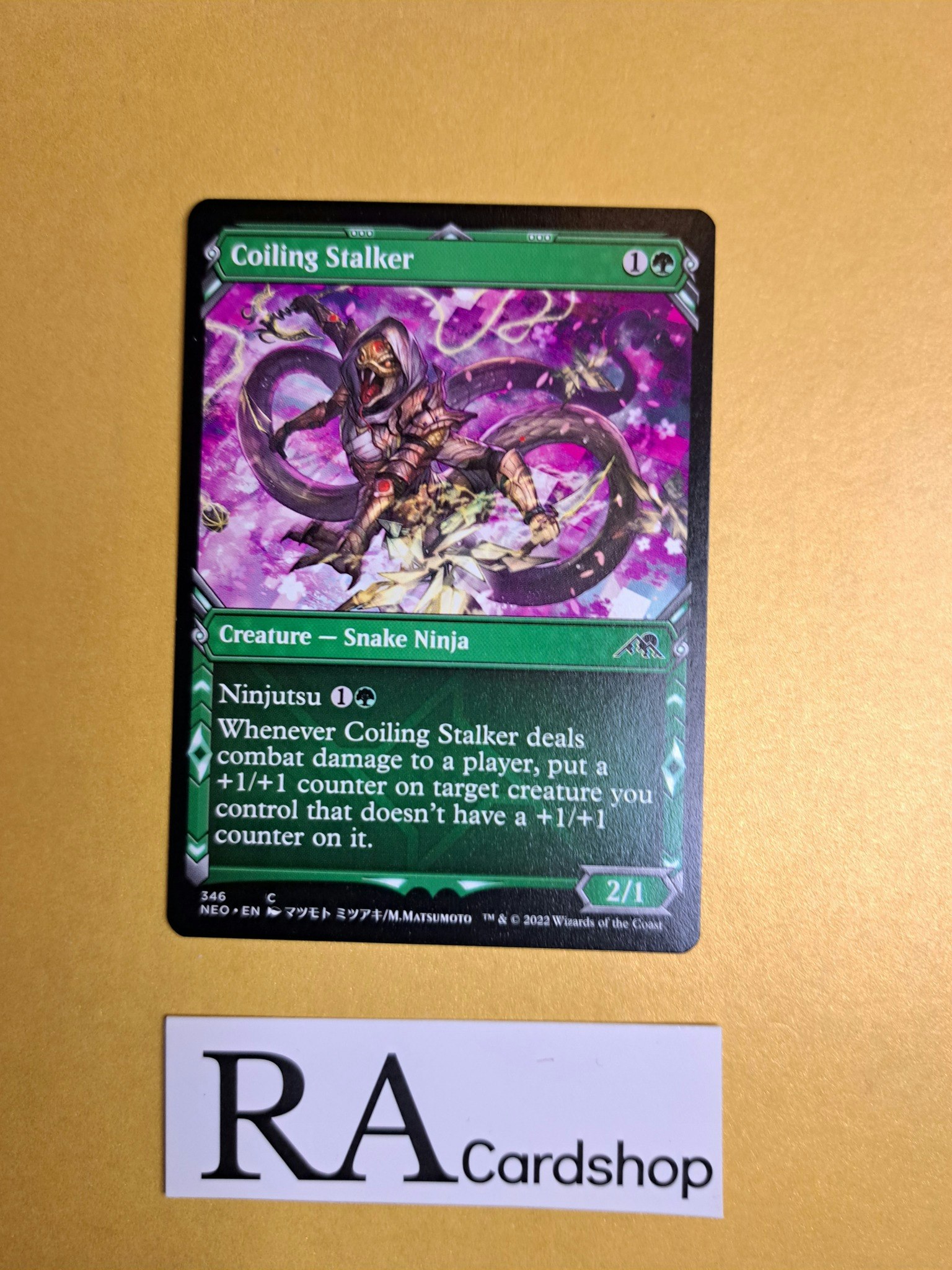 Coiling Stalker Common 346 Kamigawa: Neon Dynasty Magic the Gathering