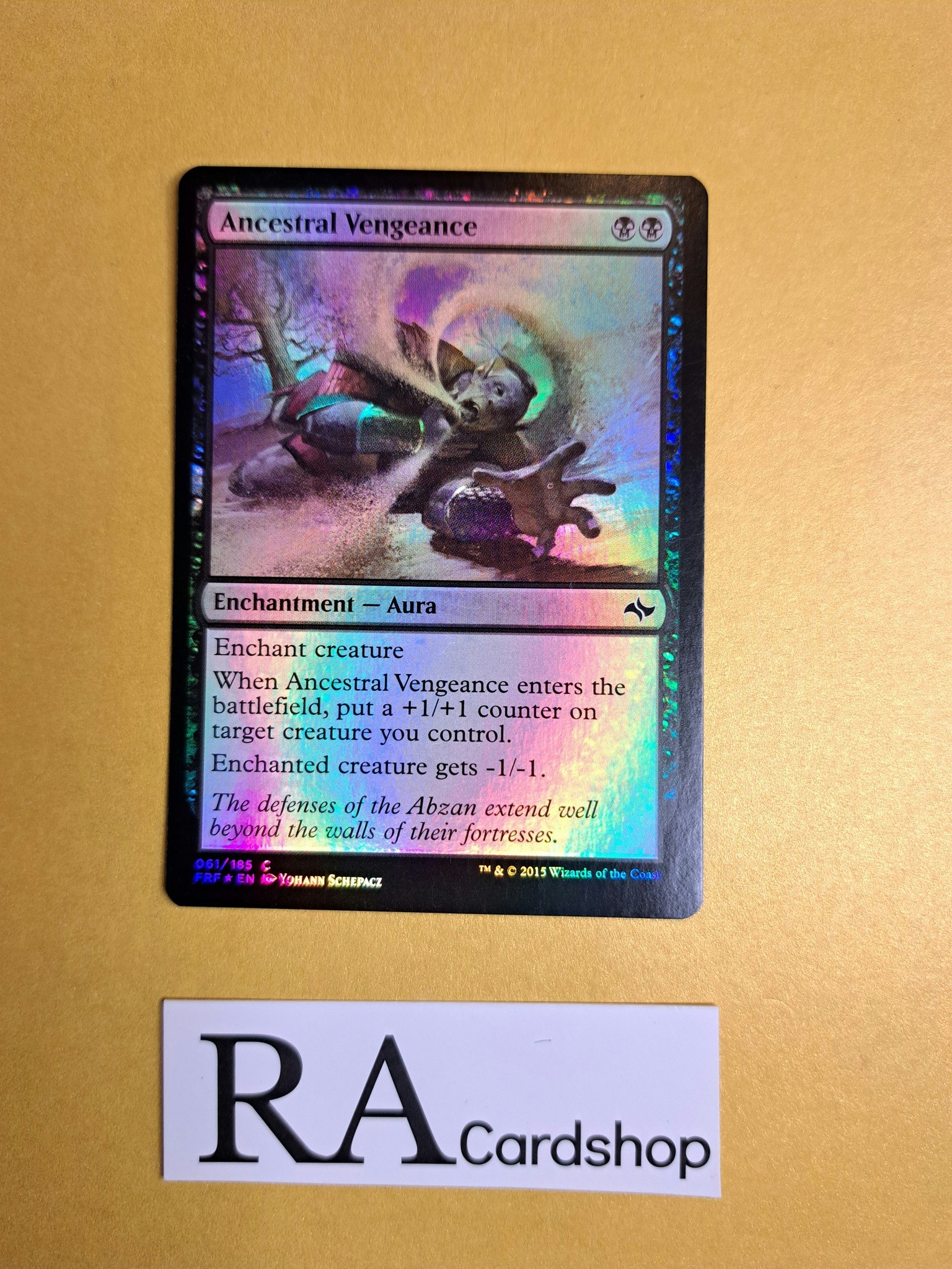 Ancestral Vengeance Common Foil 061/185 Fate Reforged Magic the Gathering