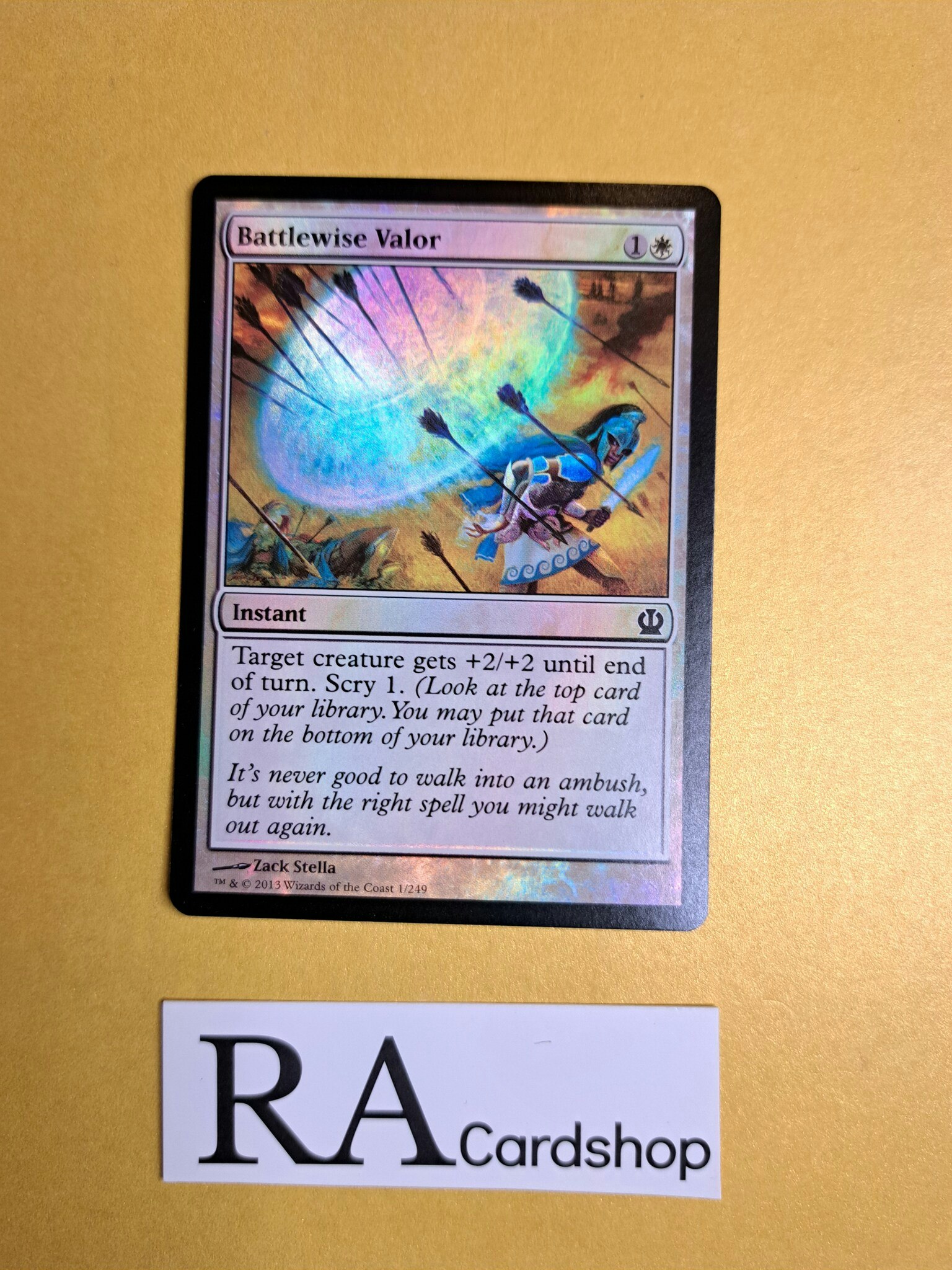 Battlewise Valor Common Foil 1/249 Theros (THS)  Magic the Gathering