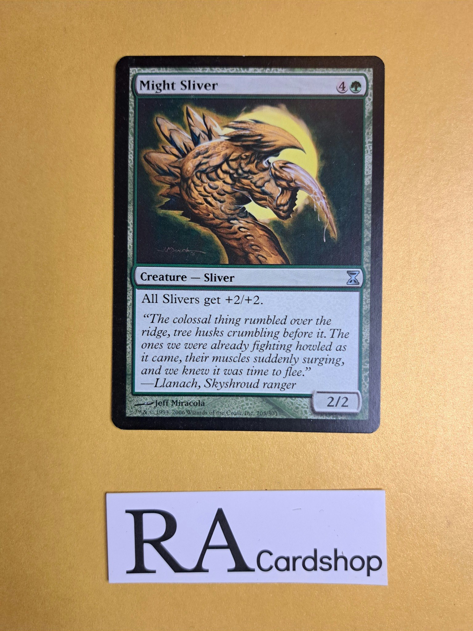 Might Sliver Uncommon 205/301 Time Spiral Magic the Gathering
