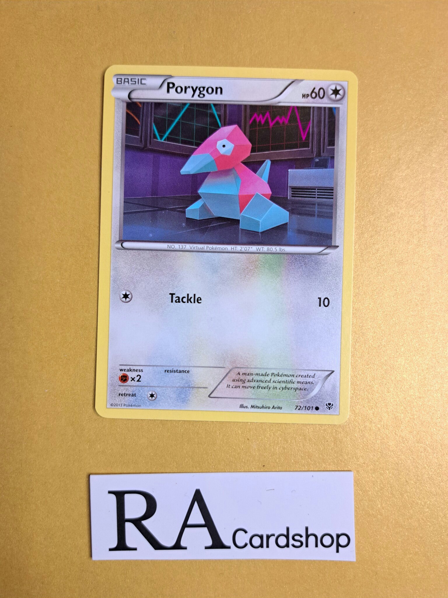 Porygon Common 72/101 Plasma Blast Pokemon