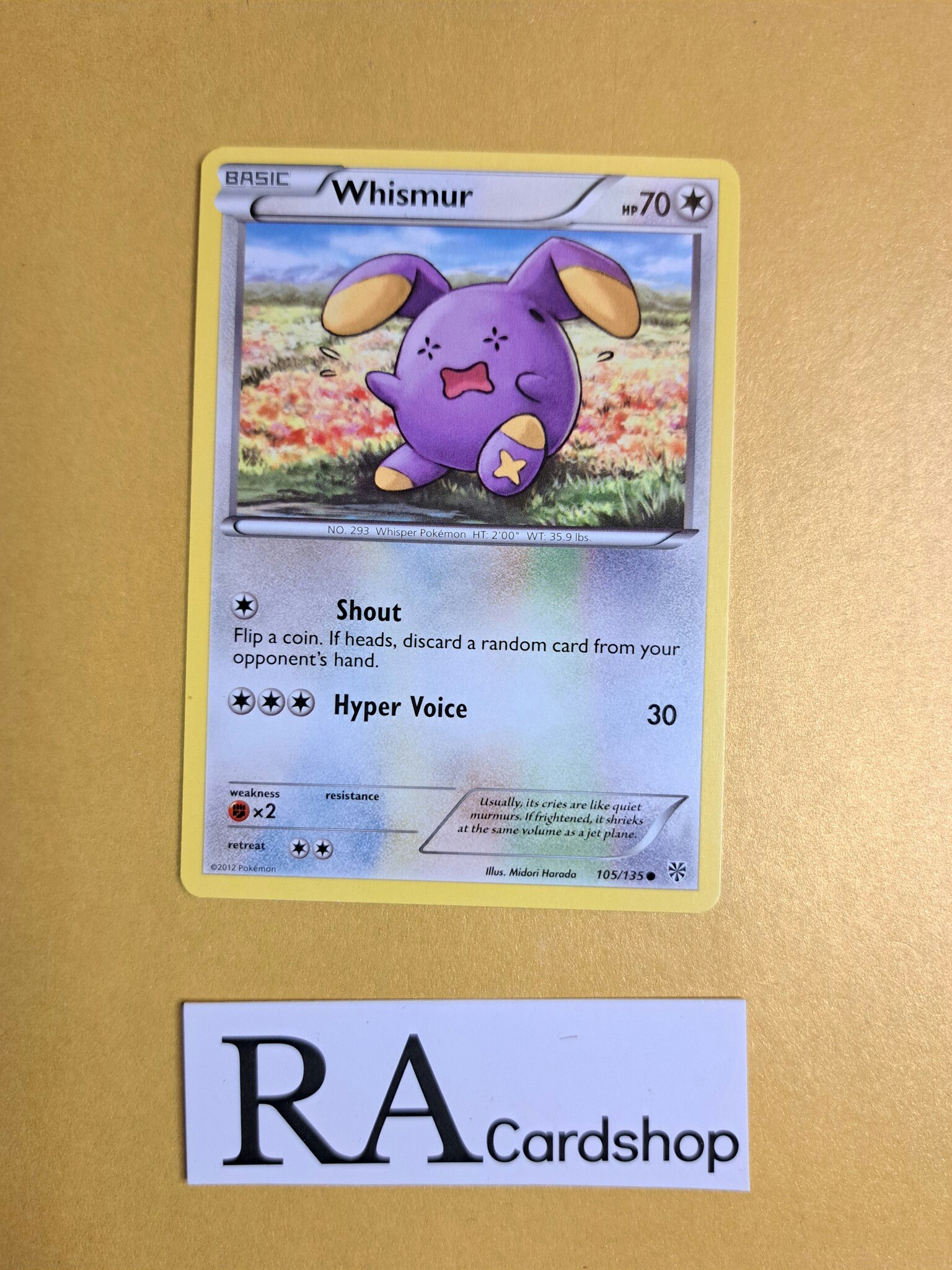 Wishmur Common 105/135 Plasma Storm Pokemon