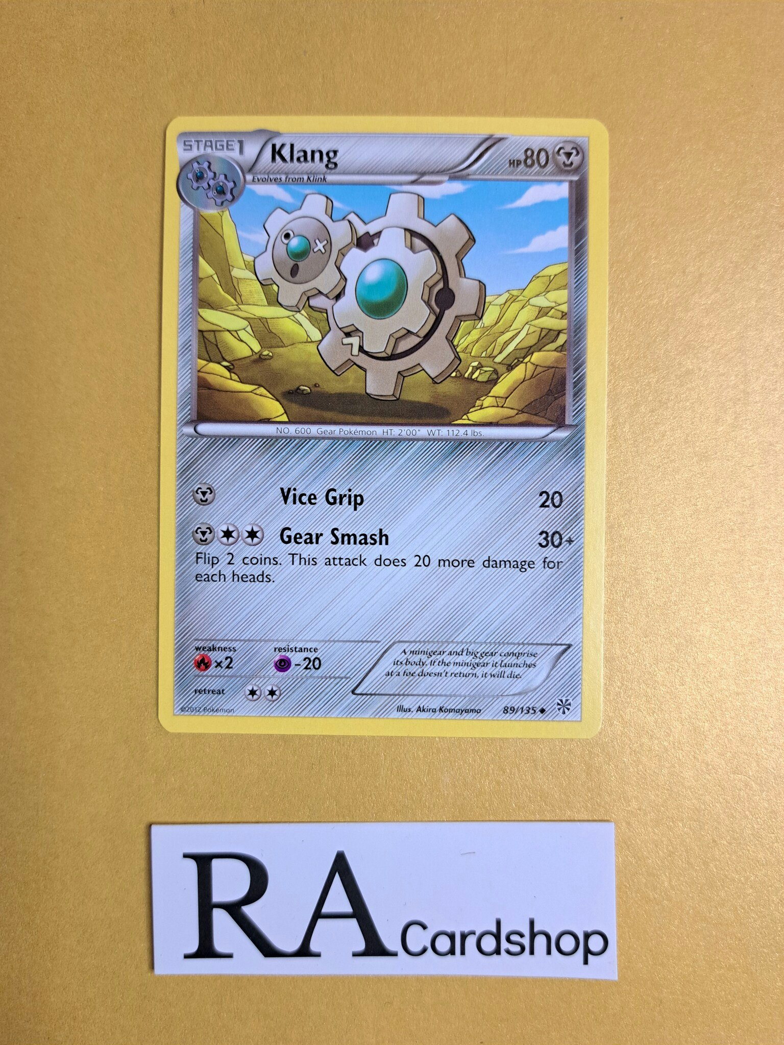 Klang Uncommon 89/135 Plasma Storm Pokemon