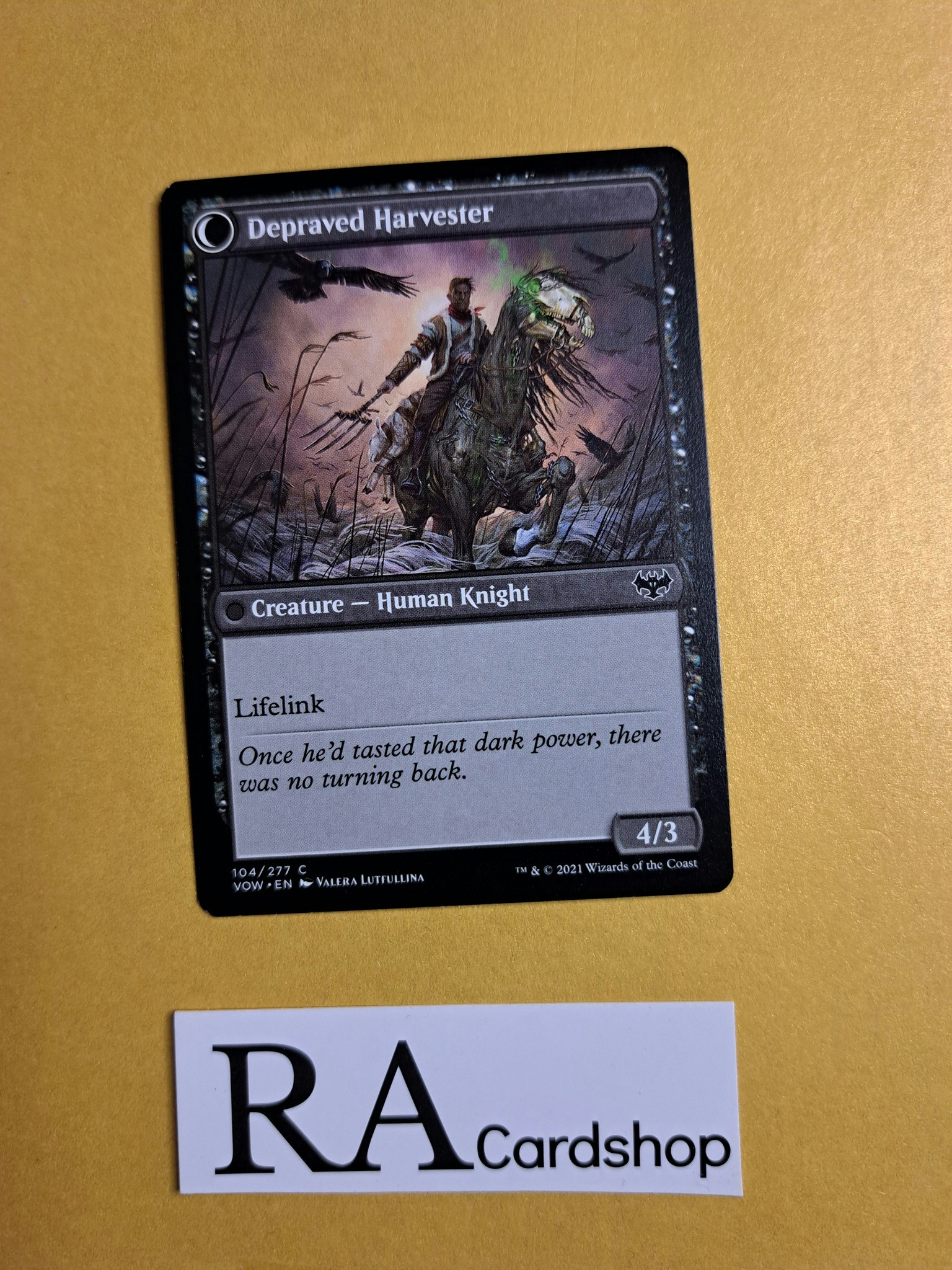 Desperate Farmer / Depraved Haverster Common 104/277 Innistrad: Crimson Vow (VOW) Magic the Gathering