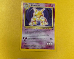 Alakazam Holo Rare 1/130 Base Set 2 Pokemon