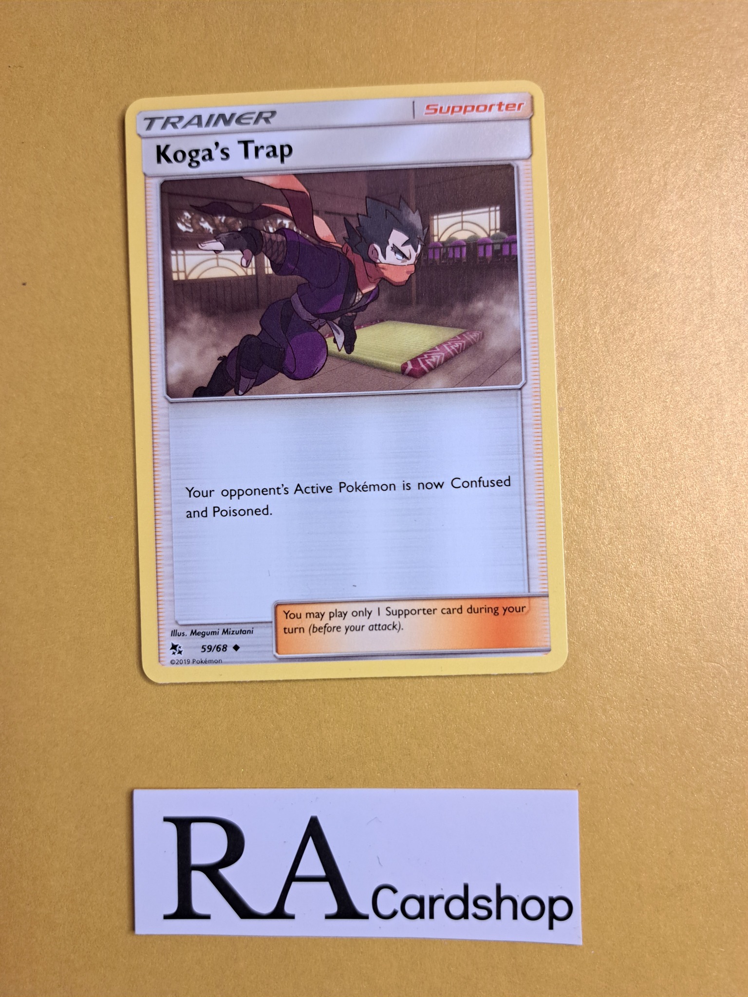 Kogas Trap Uncommon 59/68 Hidden Fates Pokemon