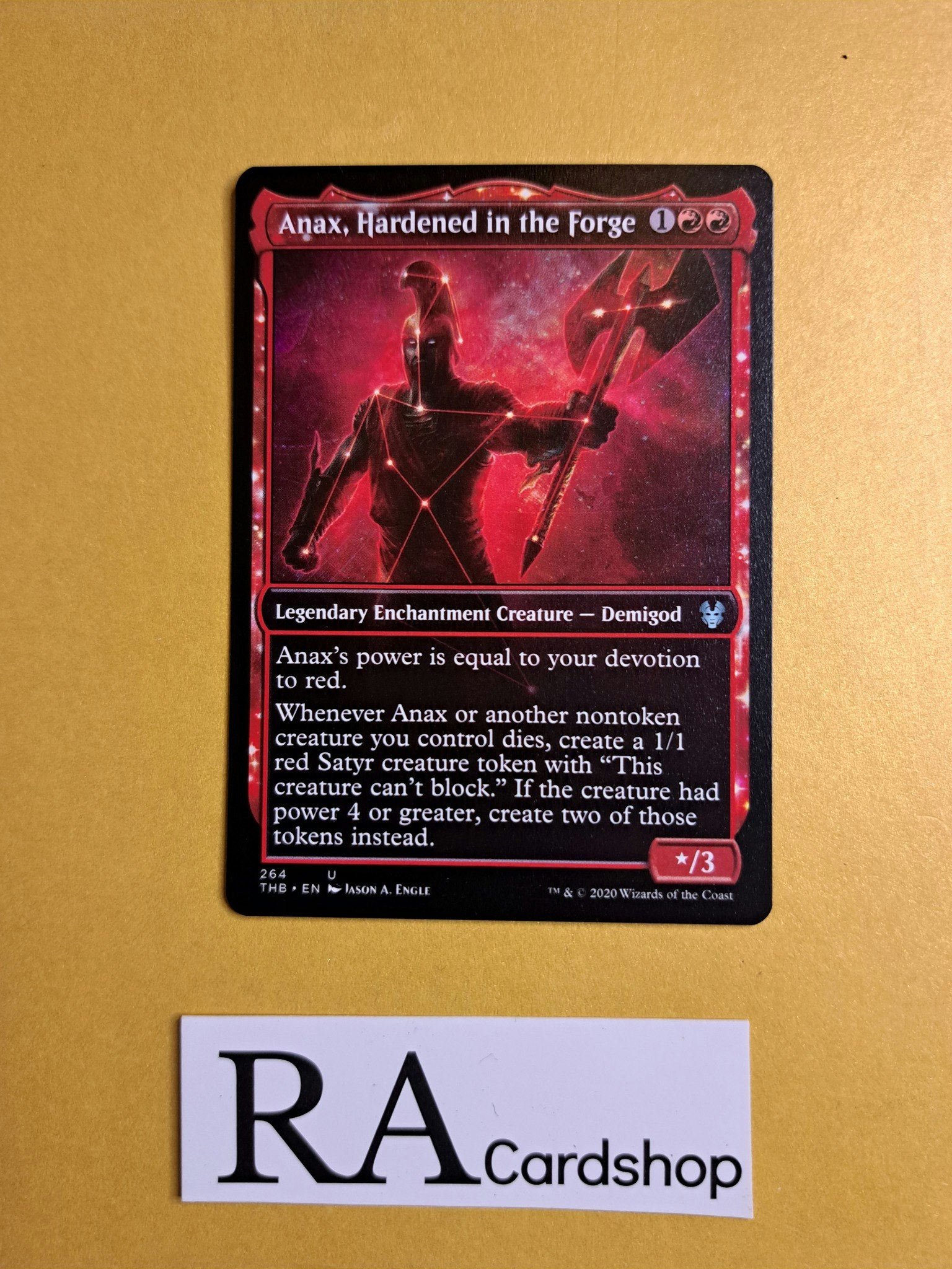 Anax Hardened in the Forge Uncommon 264 Theros Beyond Death (THB) Magic the Gathering