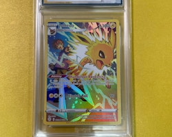 Jolteon TG04/TG30 Full Art Brilliant Stars Graderad 8 Rauk Card Pokemon