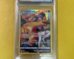 Charizard TG03/TG30 Full Art Lost Origin Graderad 9 Rauk Card Pokemon