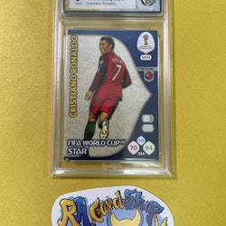 Cristiano Ronaldo 484 Panini Adrenalyn XL FIFA World Cup Graderad 9 Rauk Card