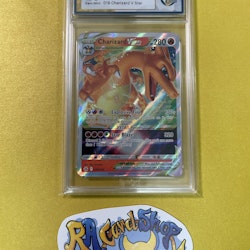Charizard V Star 019/159 Crown Zenith Graderad 10 Rauk Card Pokemon