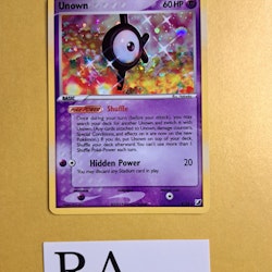 Unown Holo Rare K/28 EX Unseen Forces Unown Collection Pokemon