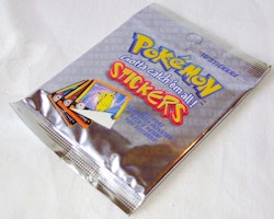 Pokemon Stickers Series 1 Booster Pack Original 1999