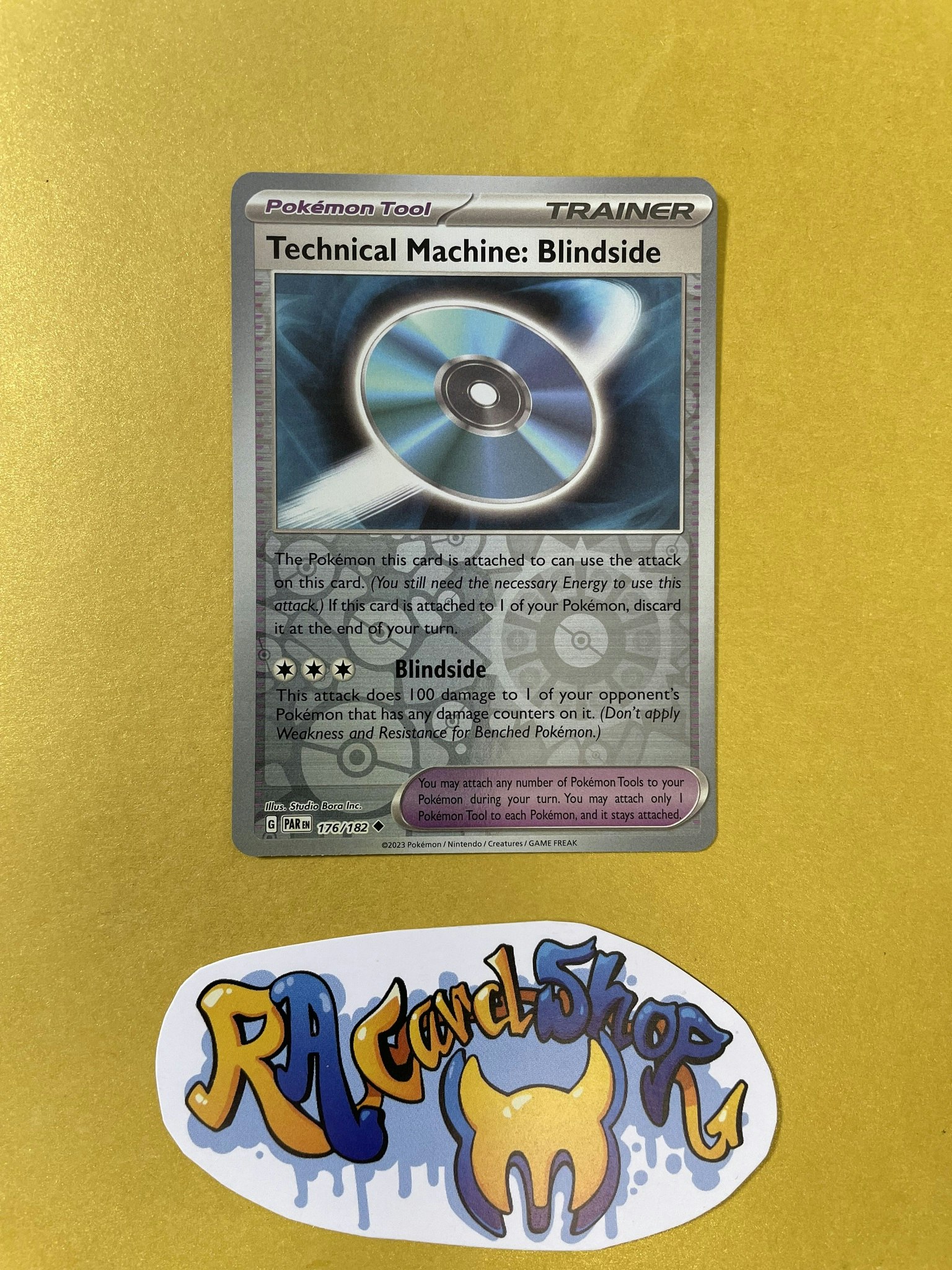Technical Machine Blindside Reverse Holo Uncommon 176/182 Paradox Rift Pokemon