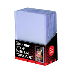 Ultra Pro Premium Toploader 3" X 4" (25 pack)