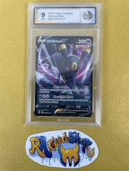 Umbreon V 094/203 Evolving Skies Graderad 9 Rauk Card Pokemon