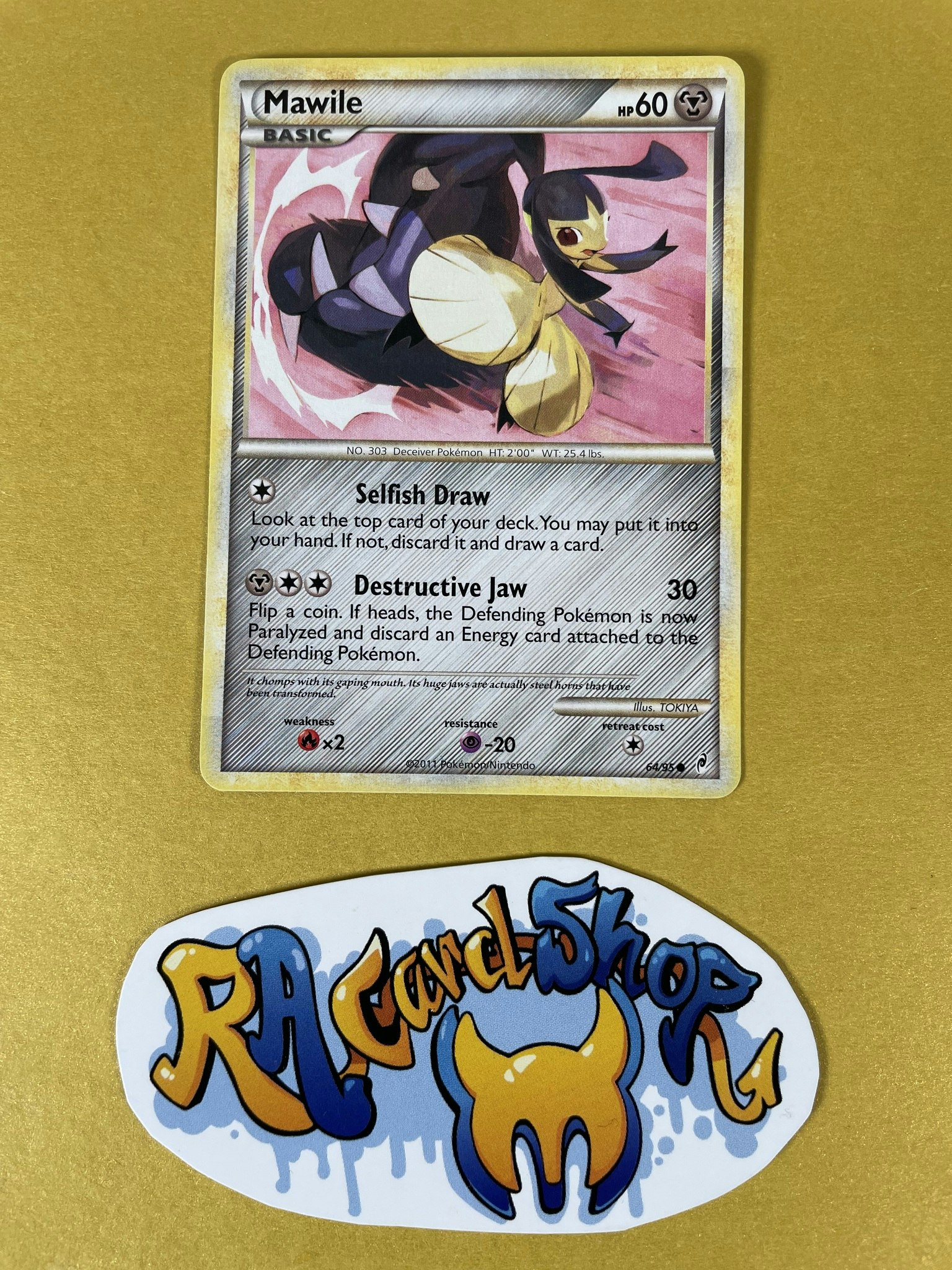 Mawile Uncommon 64/95 Call of Legends Pokemon