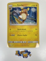 Alolan Raichu SM65 Black Star Promo Jumbo card Pokemon