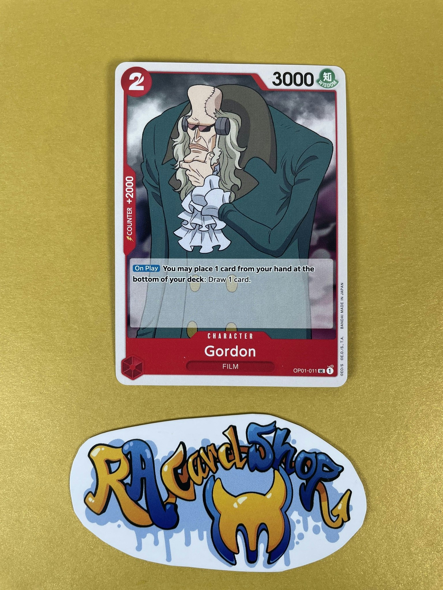 Gordon Uncommon OP01-011 Romance Dawn One Piece