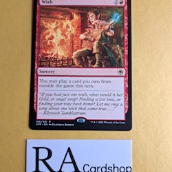 Wish Rare 166/277 Adventures in the Forgotten Realms Magic the Gathering