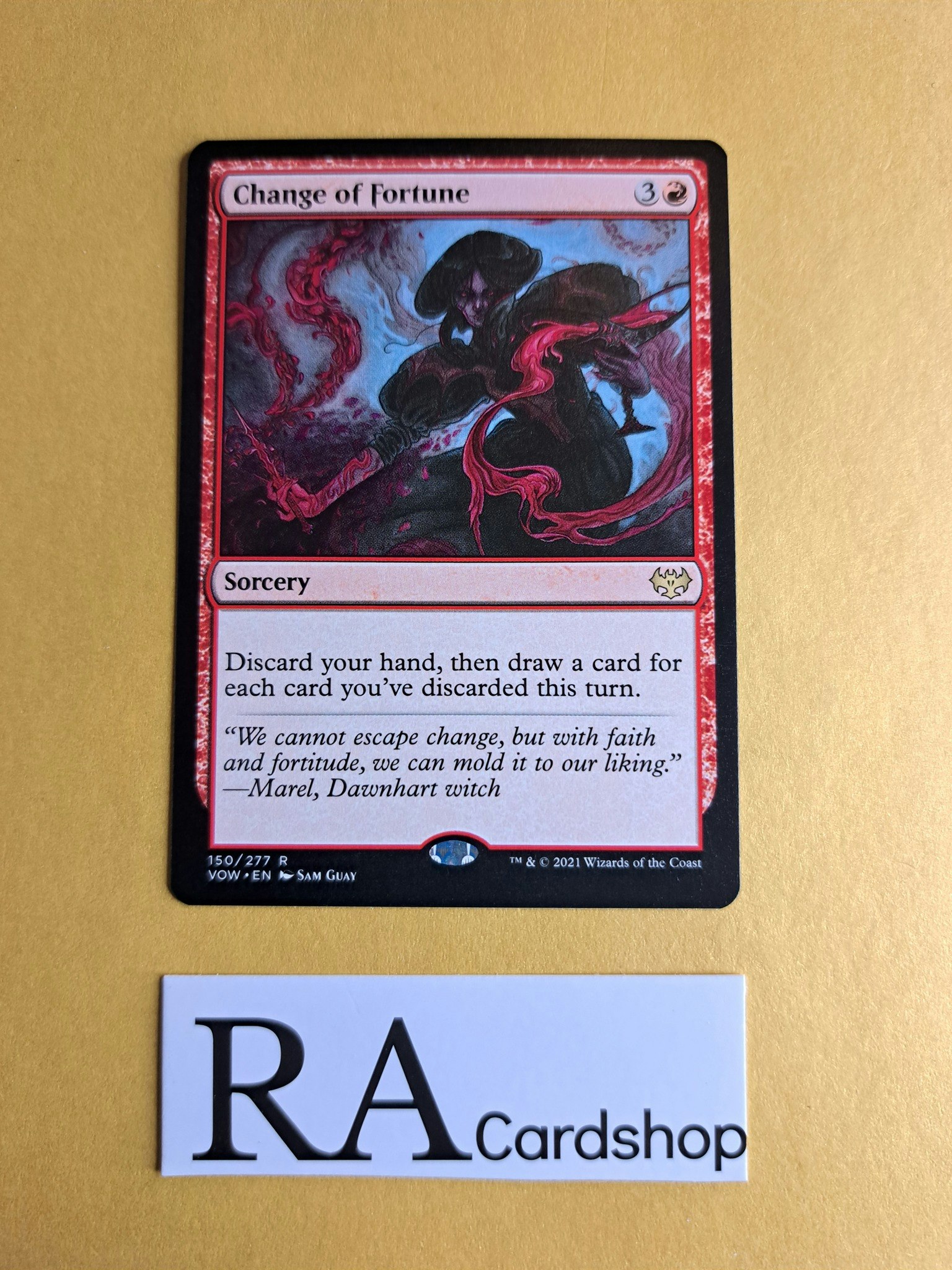 Change of Fortune Rare 150/277 Innistrad: Crimson Vow (VOW) Magic the Gathering