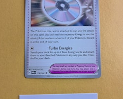Technical Machine: Turbo Energize Uncommon 179/182 Paradox Rift Pokemon