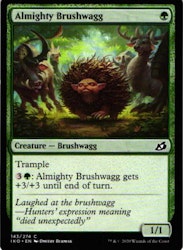 Almighty Brushwagg Common 143/274 Ikoria Lair of Behemoths (IKO) Magic the Gathering