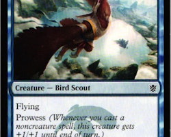 Jeskai Windscout Common 044/269 Khans of Tarkir (KTK) Magic the Gathering