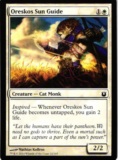 Oreskos Sun Guide Common 22/165 Born of the Gods (BNG) Magic the Gathering