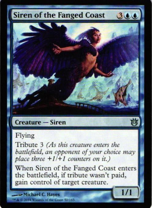 Siren of the Fanged Coast Uncommon 50/165 Born of the Gods (BNG) Magic the Gathering