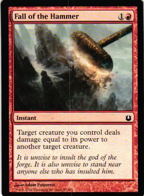 Fall of the Hammer Common 93/165 Born of the Gods (BNG) Magic the Gathering