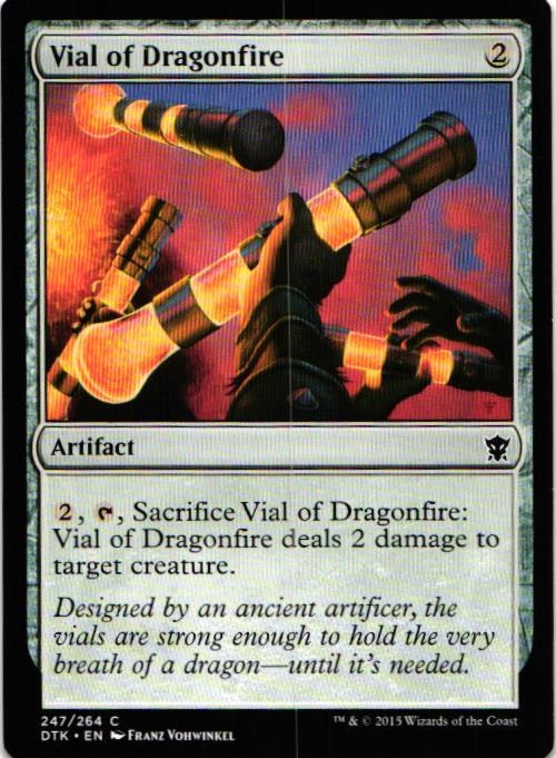 Vail of Dragonfire Common 247/264 Dragons of Tarkir (DTK) Magic the Gathering