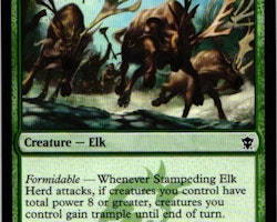 Stampeding Elk Herd Common 208/264 Dragons of Tarkir (DTK) Magic the Gathering