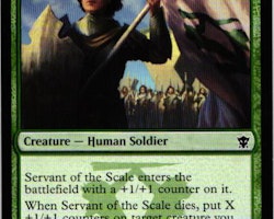 Servant of the Scale Common 203/264 Dragons of Tarkir (DTK) Magic the Gathering