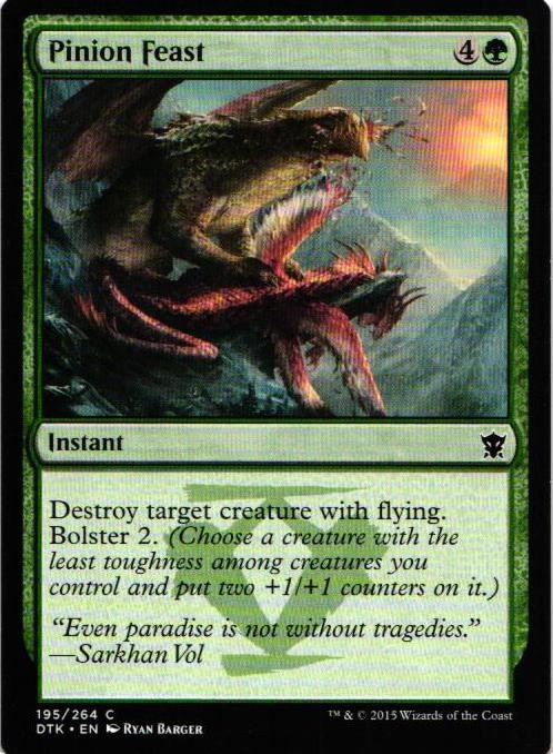 Pinion Feast Common 195/264 Dragons of Tarkir (DTK) Magic the Gathering