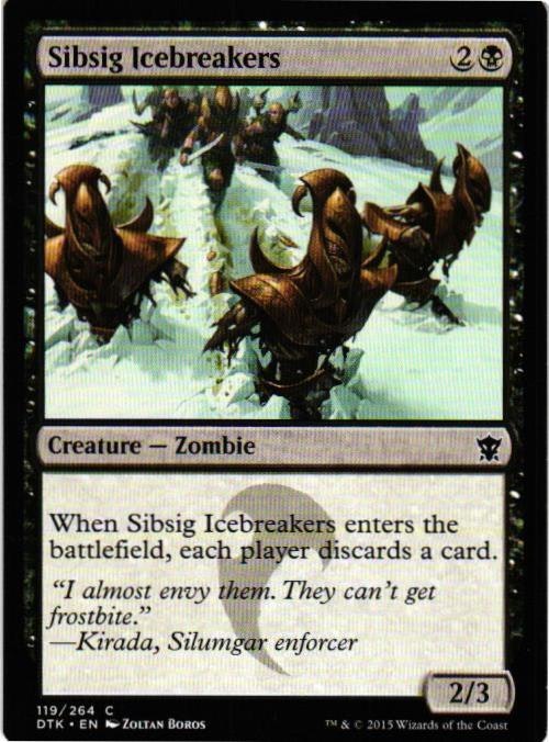 Sibsig Icebreakers Common 119/264 Dragons of Tarkir (DTK) Magic the Gathering